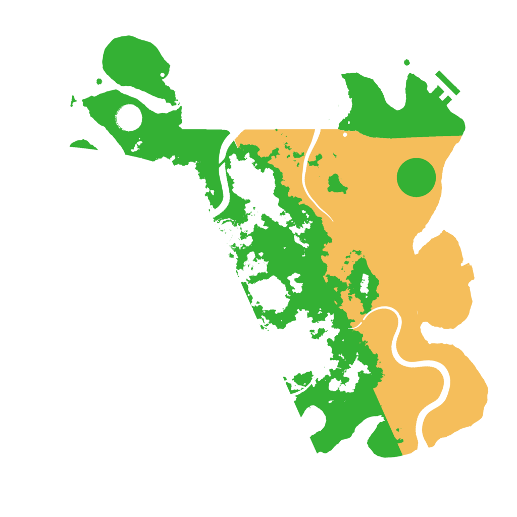 Biome Rust Map: Procedural Map, Size: 3500, Seed: 1716664493