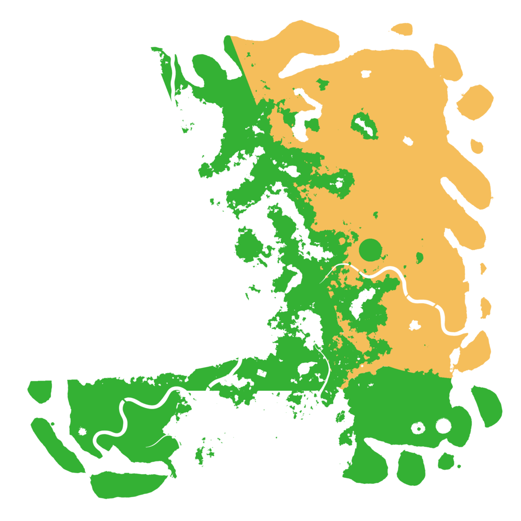 Biome Rust Map: Procedural Map, Size: 6000, Seed: 315427940