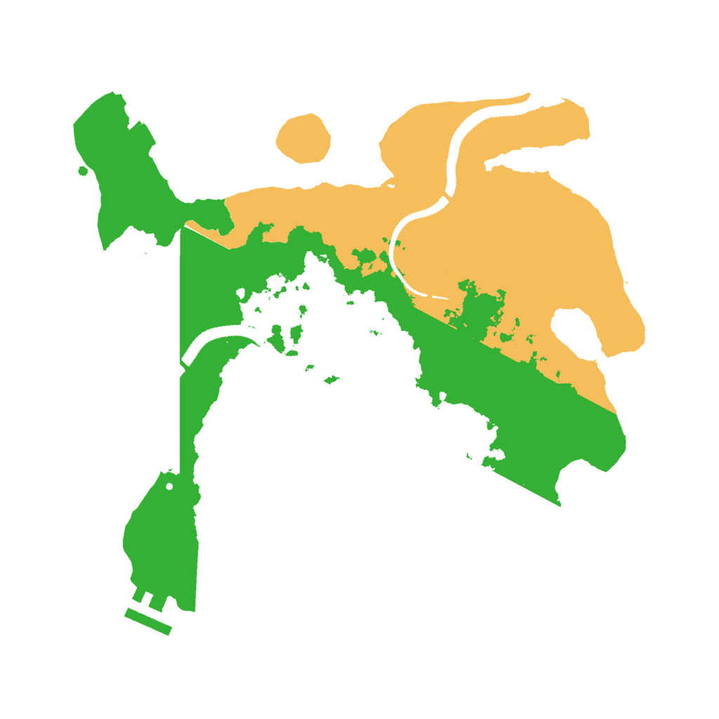 Biome Rust Map: Procedural Map, Size: 3000, Seed: 562821038