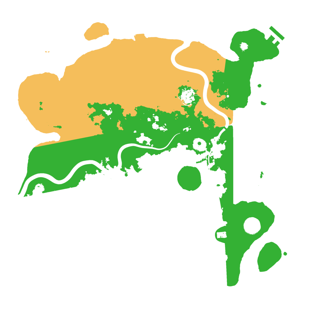 Biome Rust Map: Procedural Map, Size: 3500, Seed: 728025443