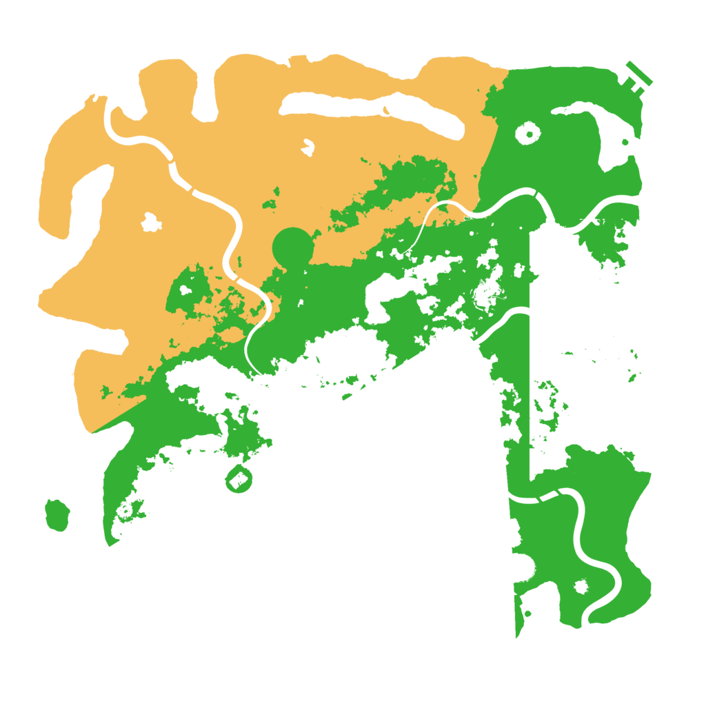 Biome Rust Map: Procedural Map, Size: 4500, Seed: 559981