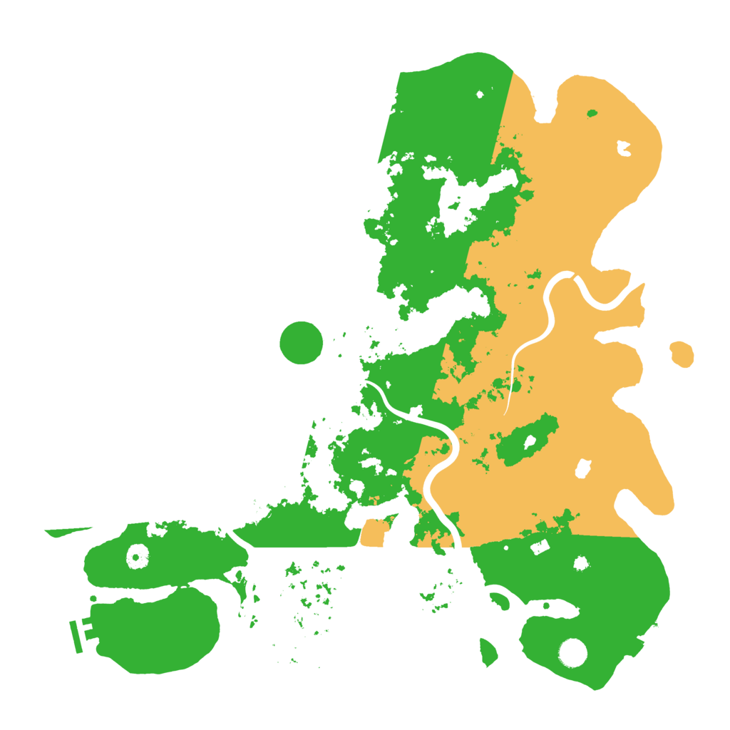 Biome Rust Map: Procedural Map, Size: 4500, Seed: 105180729