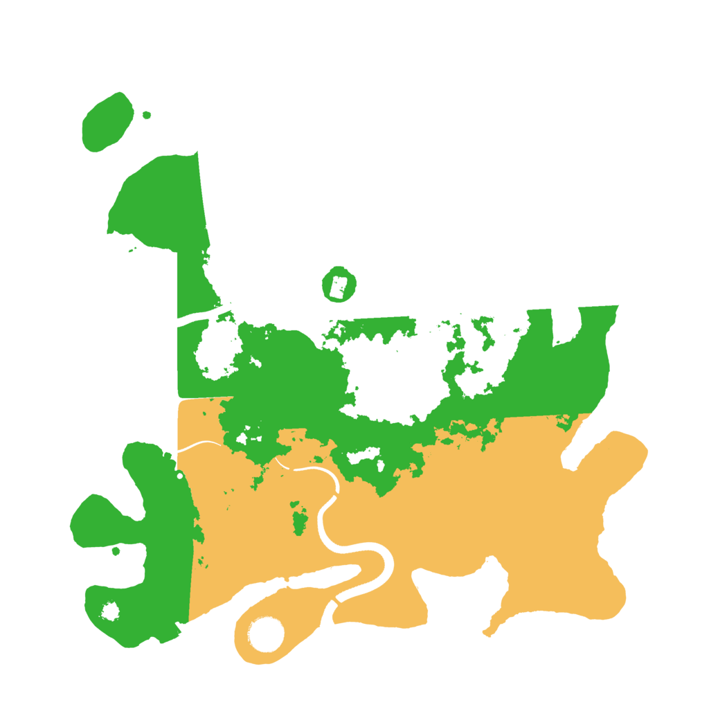 Biome Rust Map: Procedural Map, Size: 3500, Seed: 6838