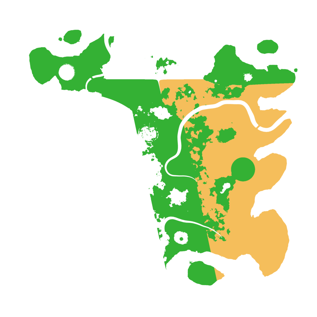 Biome Rust Map: Procedural Map, Size: 3500, Seed: 234992292