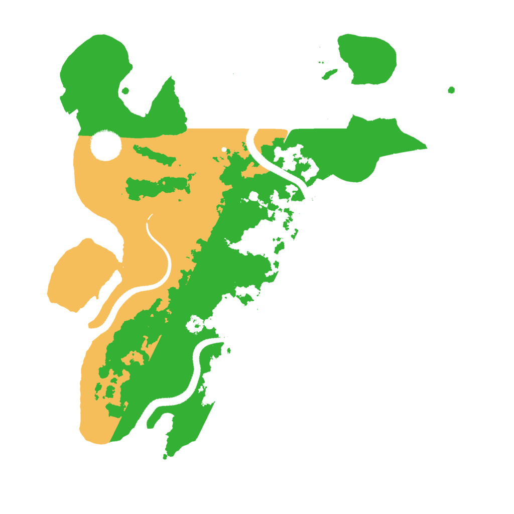 Biome Rust Map: Procedural Map, Size: 3000, Seed: 2009245711