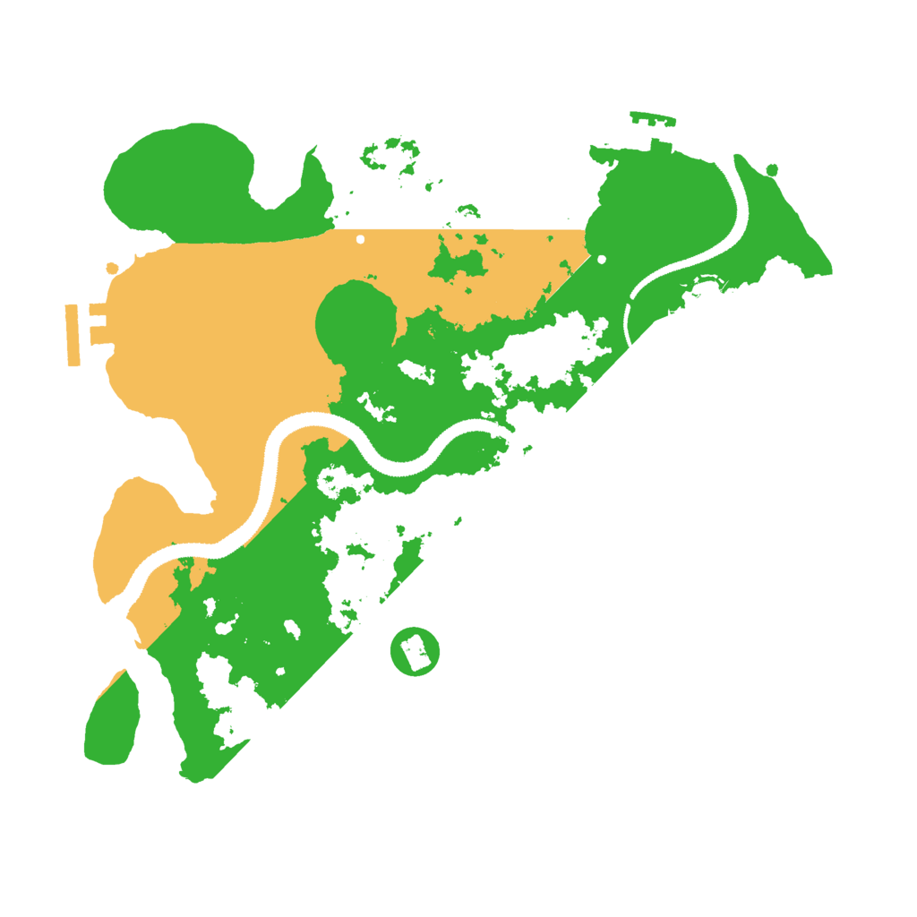 Biome Rust Map: Procedural Map, Size: 3000, Seed: 124247403