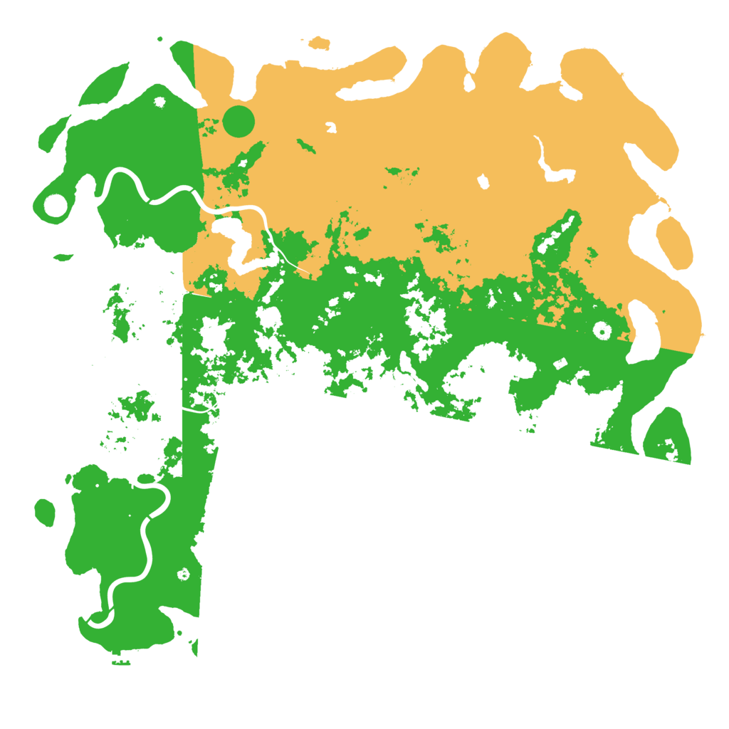 Biome Rust Map: Procedural Map, Size: 6000, Seed: 1176038266