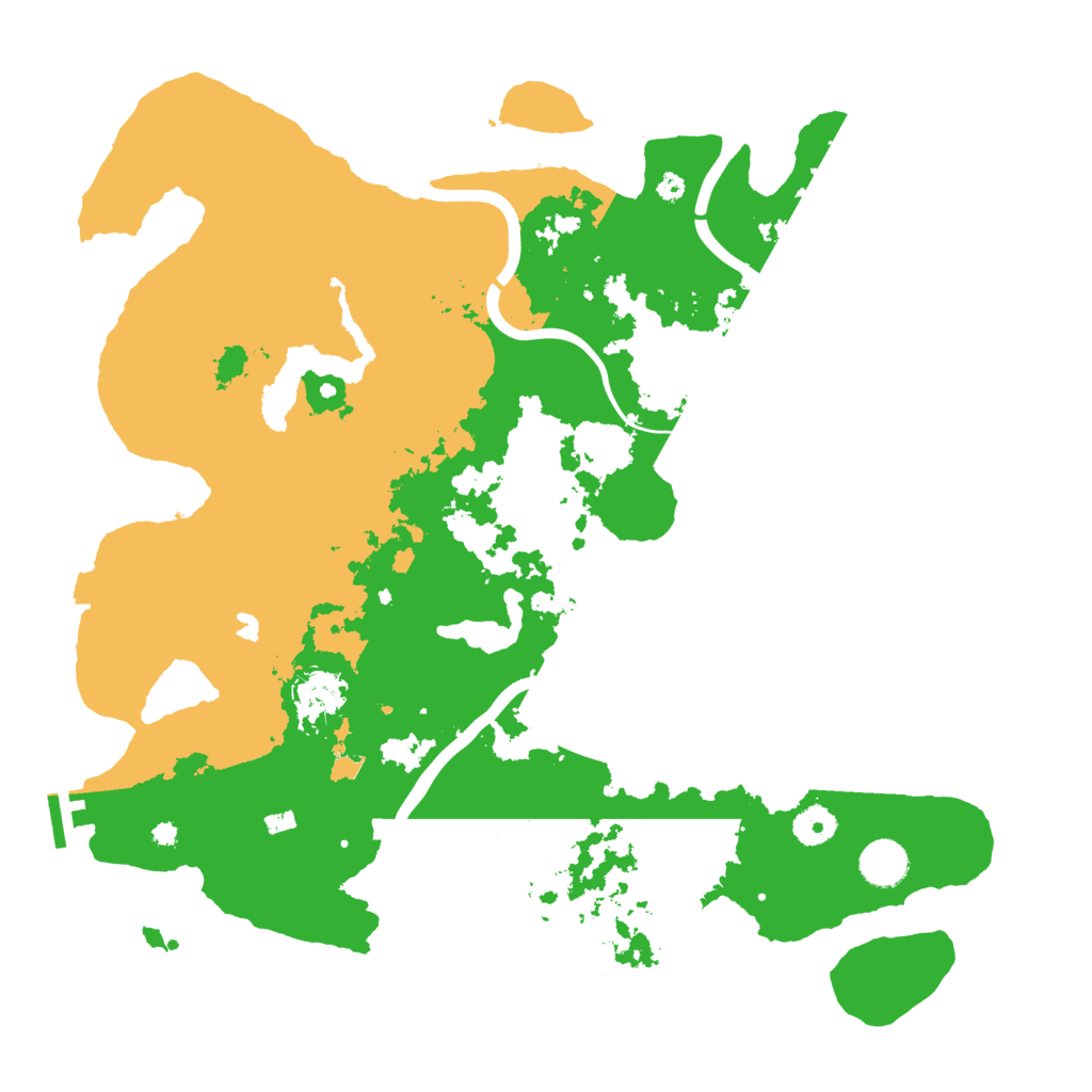 Biome Rust Map: Procedural Map, Size: 4000, Seed: 344556