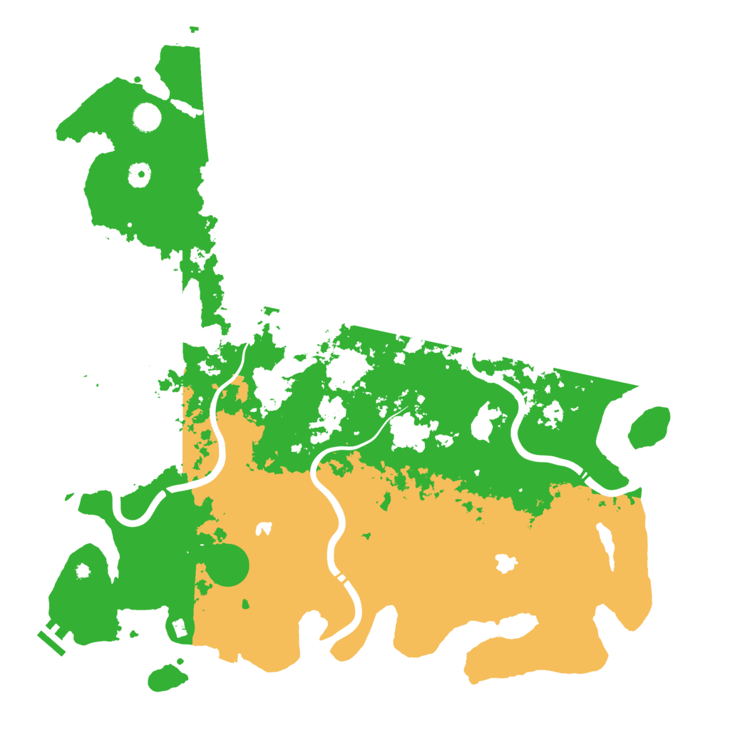 Biome Rust Map: Procedural Map, Size: 4500, Seed: 1195941754