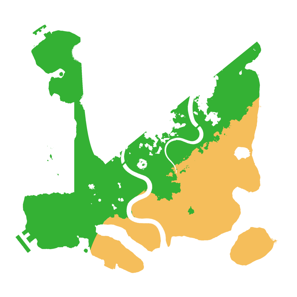 Biome Rust Map: Procedural Map, Size: 3000, Seed: 124720684
