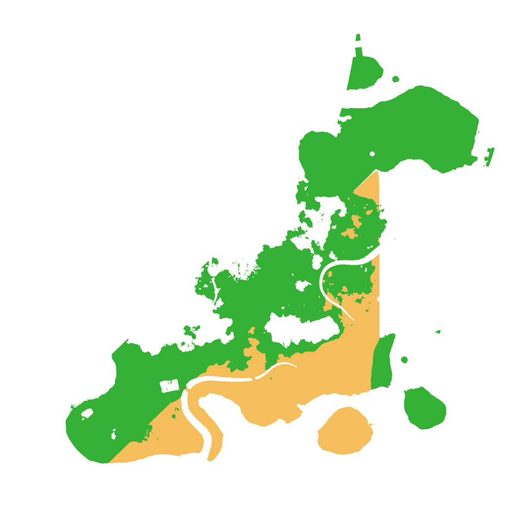 Biome Rust Map: Procedural Map, Size: 3000, Seed: 1992843369