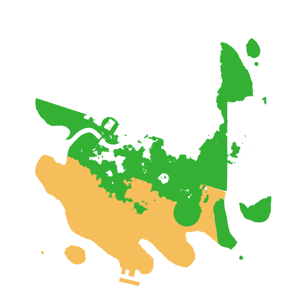Biome Rust Map: Procedural Map, Size: 3000, Seed: 9475316