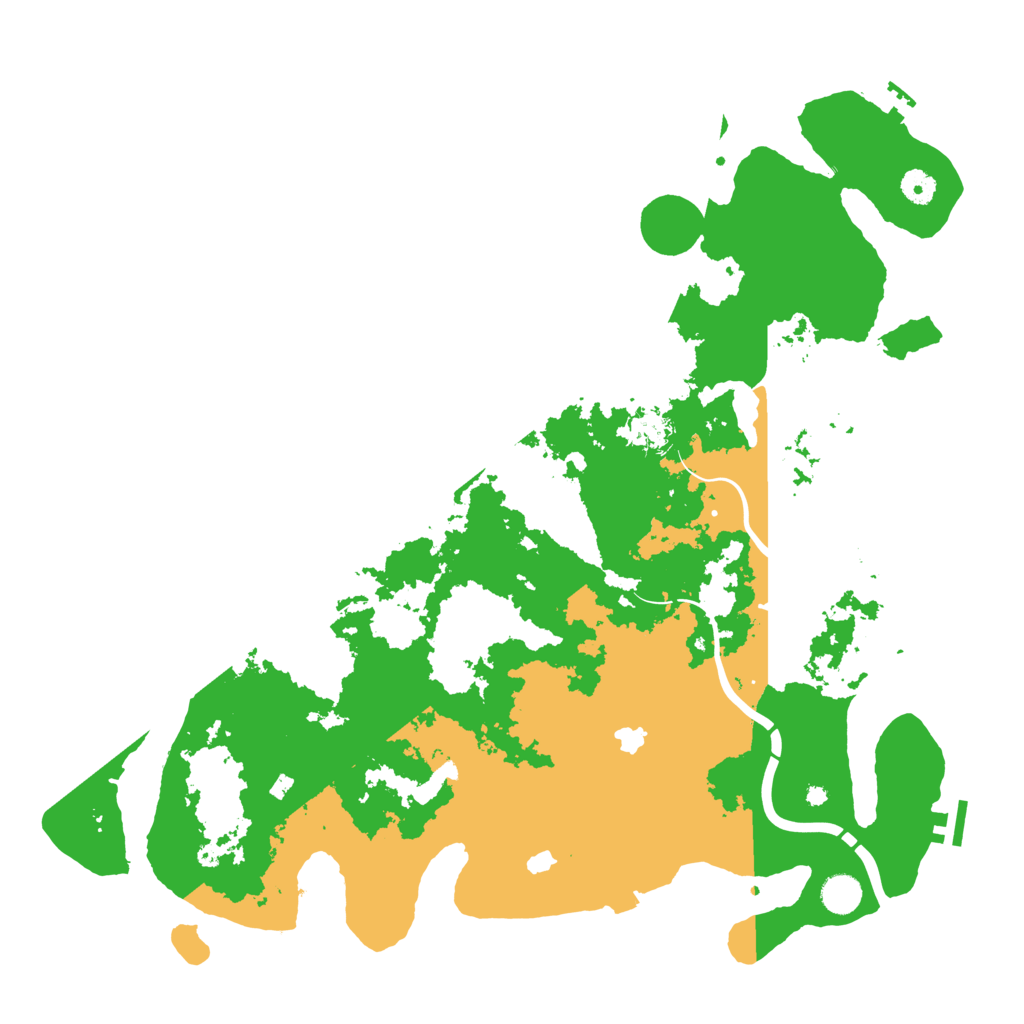 Biome Rust Map: Procedural Map, Size: 4500, Seed: 468751322