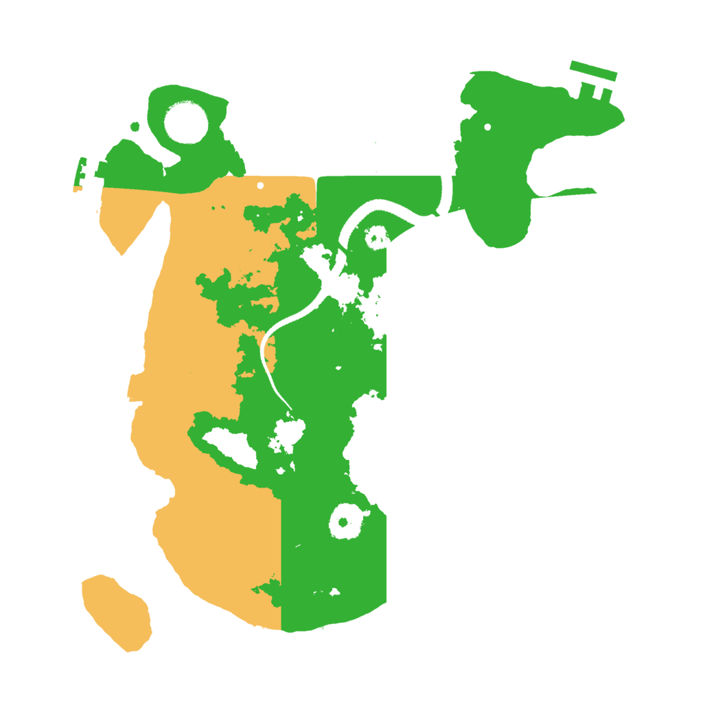 Biome Rust Map: Procedural Map, Size: 3000, Seed: 1877527643