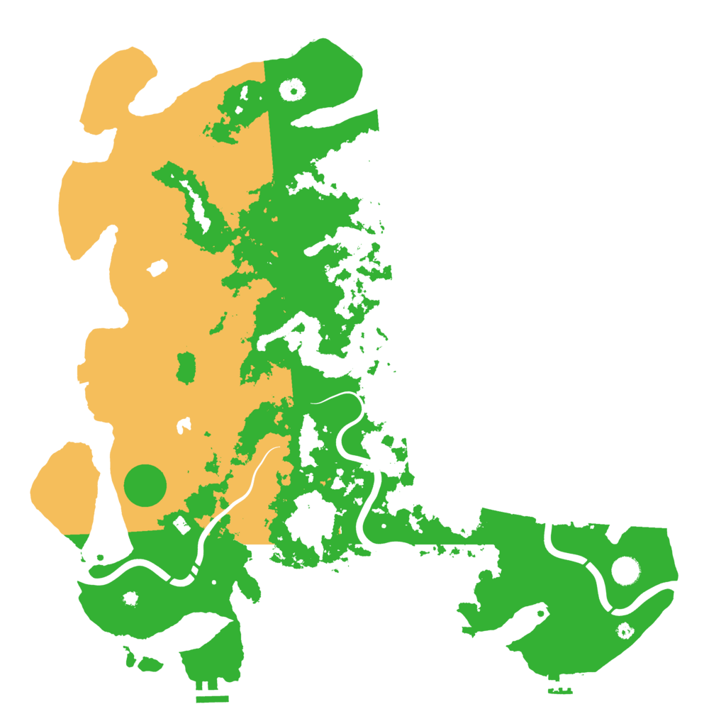 Biome Rust Map: Procedural Map, Size: 4500, Seed: 536153213