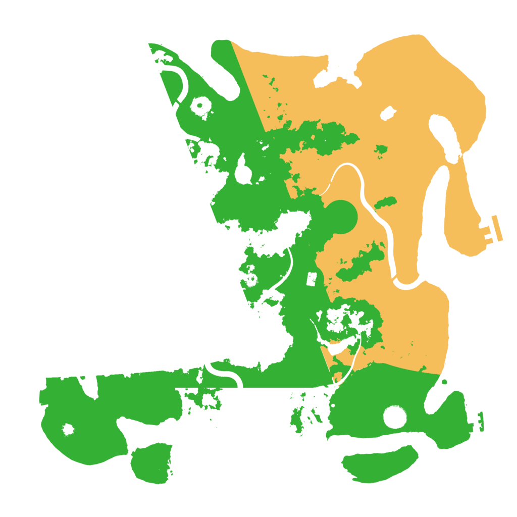 Biome Rust Map: Procedural Map, Size: 4000, Seed: 315427940