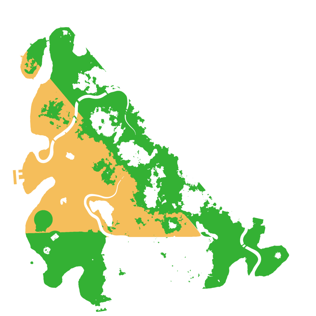 Biome Rust Map: Procedural Map, Size: 4500, Seed: 356534677