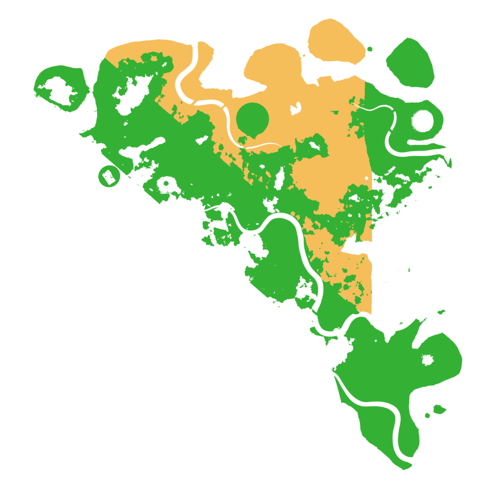 Biome Rust Map: Procedural Map, Size: 4000, Seed: 828919920
