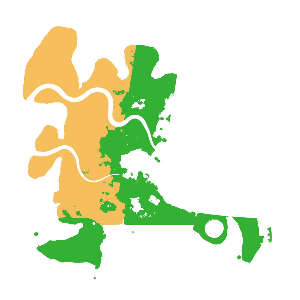 Biome Rust Map: Procedural Map, Size: 3000, Seed: 68991