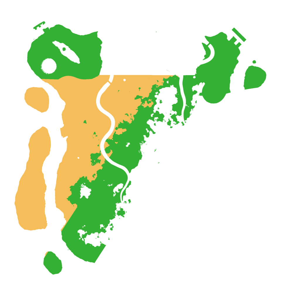 Biome Rust Map: Procedural Map, Size: 3500, Seed: 69427824