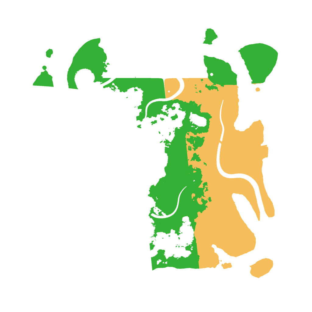 Biome Rust Map: Procedural Map, Size: 2925, Seed: 17777