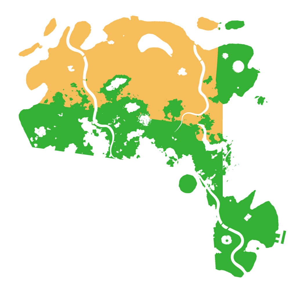 Biome Rust Map: Procedural Map, Size: 4500, Seed: 536153214