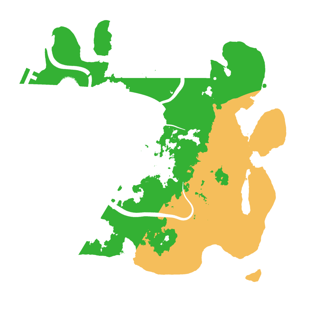 Biome Rust Map: Procedural Map, Size: 3000, Seed: 1346874991
