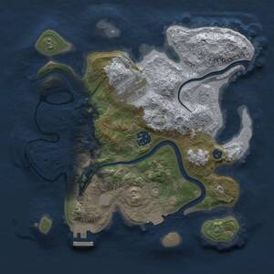 Thumbnail Rust Map: Procedural Map, Size: 2800, Seed: 862460105, 6 Monuments