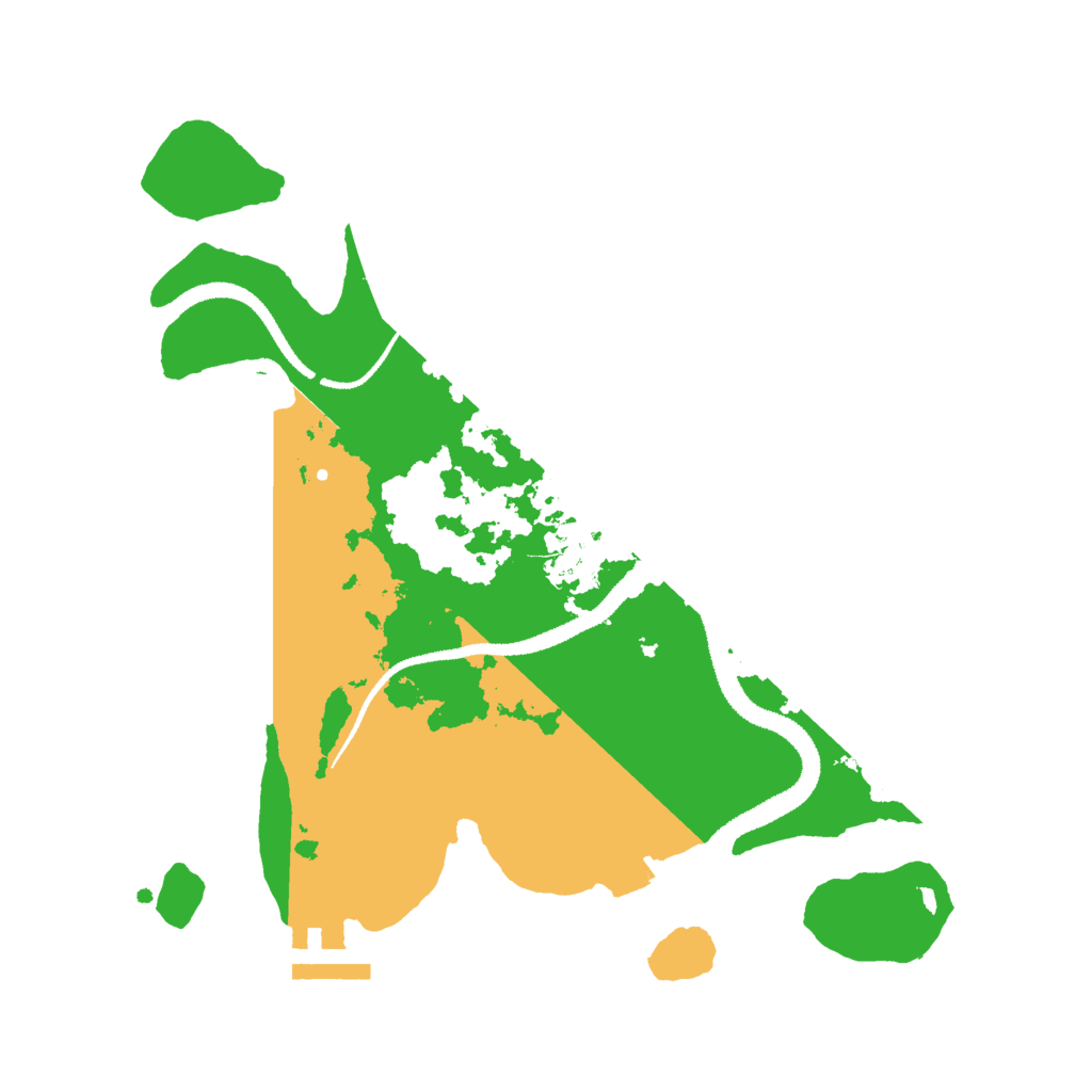 Biome Rust Map: Procedural Map, Size: 2800, Seed: 862460105