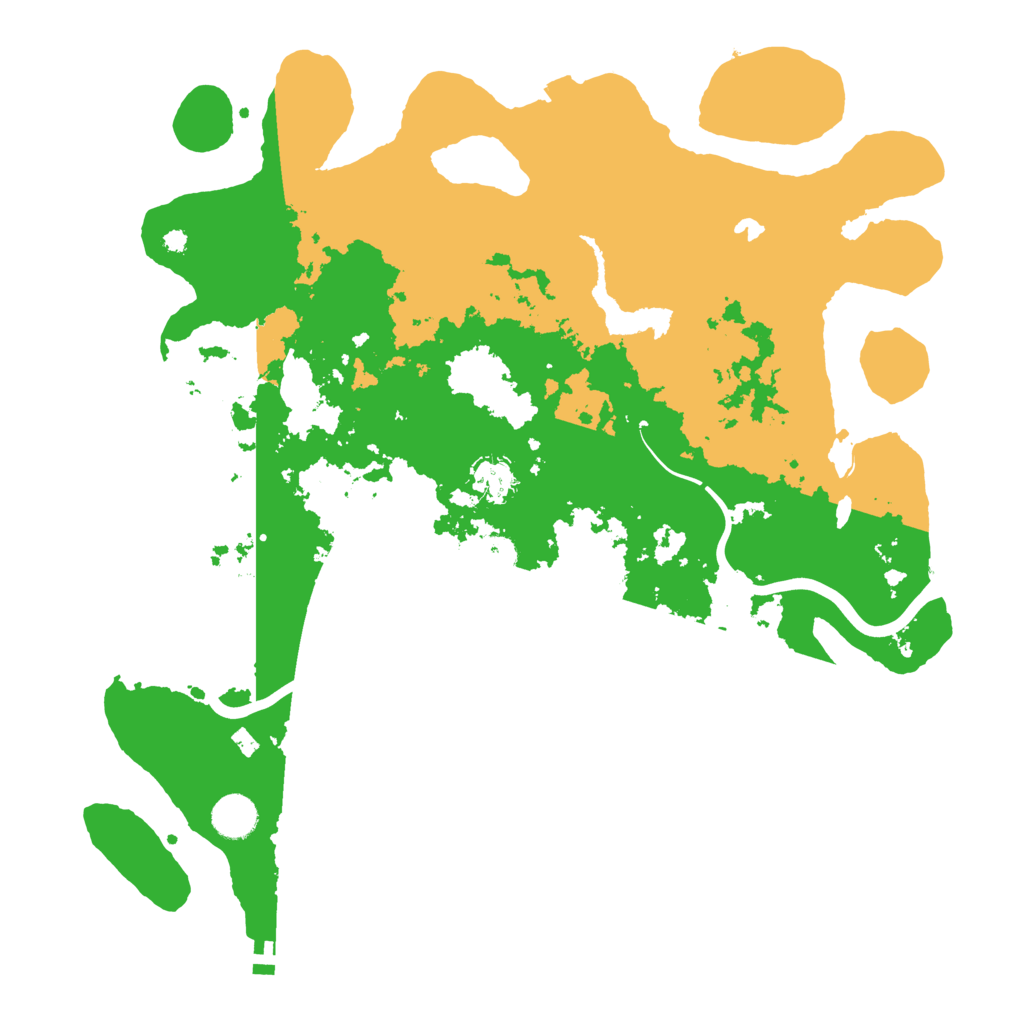 Biome Rust Map: Procedural Map, Size: 4000, Seed: 837451