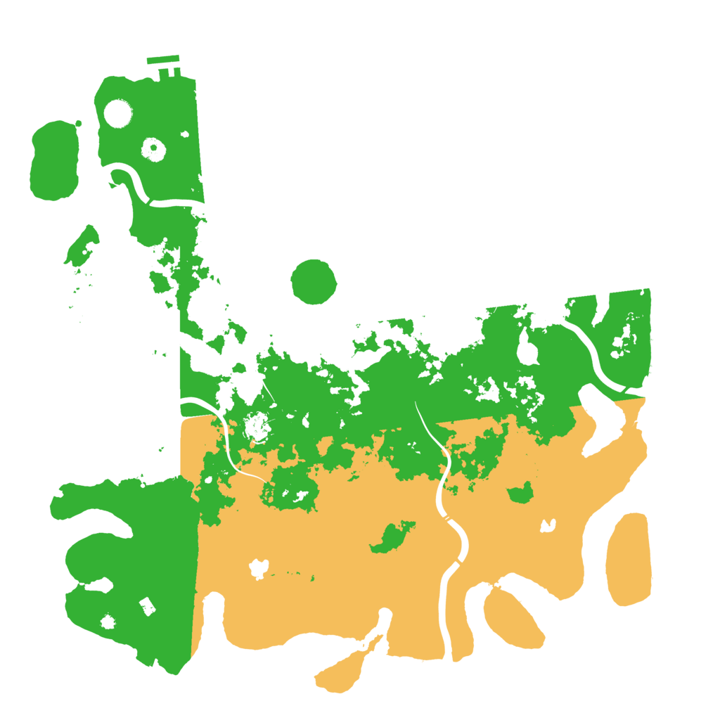 Biome Rust Map: Procedural Map, Size: 4501, Seed: 325477
