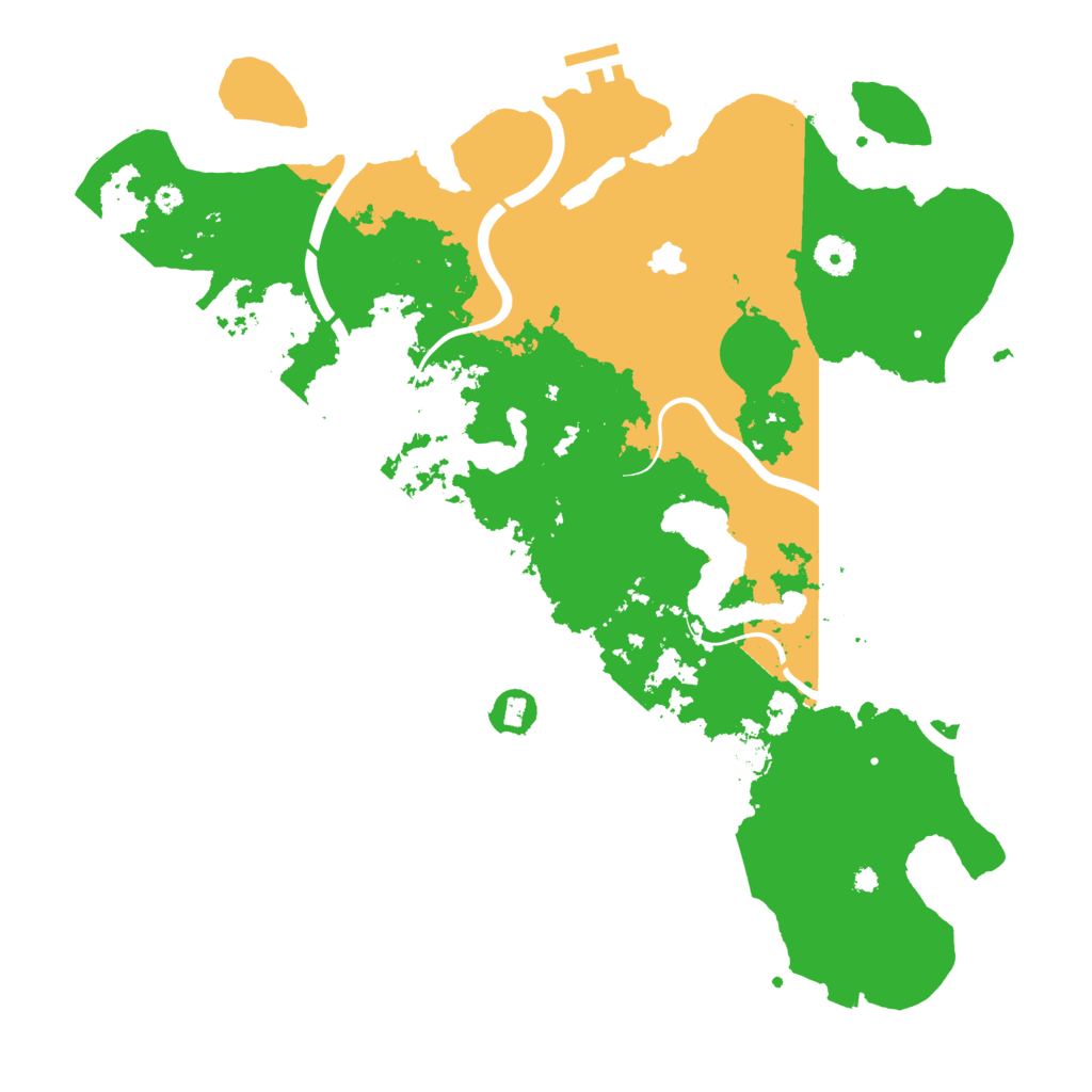 Biome Rust Map: Procedural Map, Size: 4050, Seed: 897204217