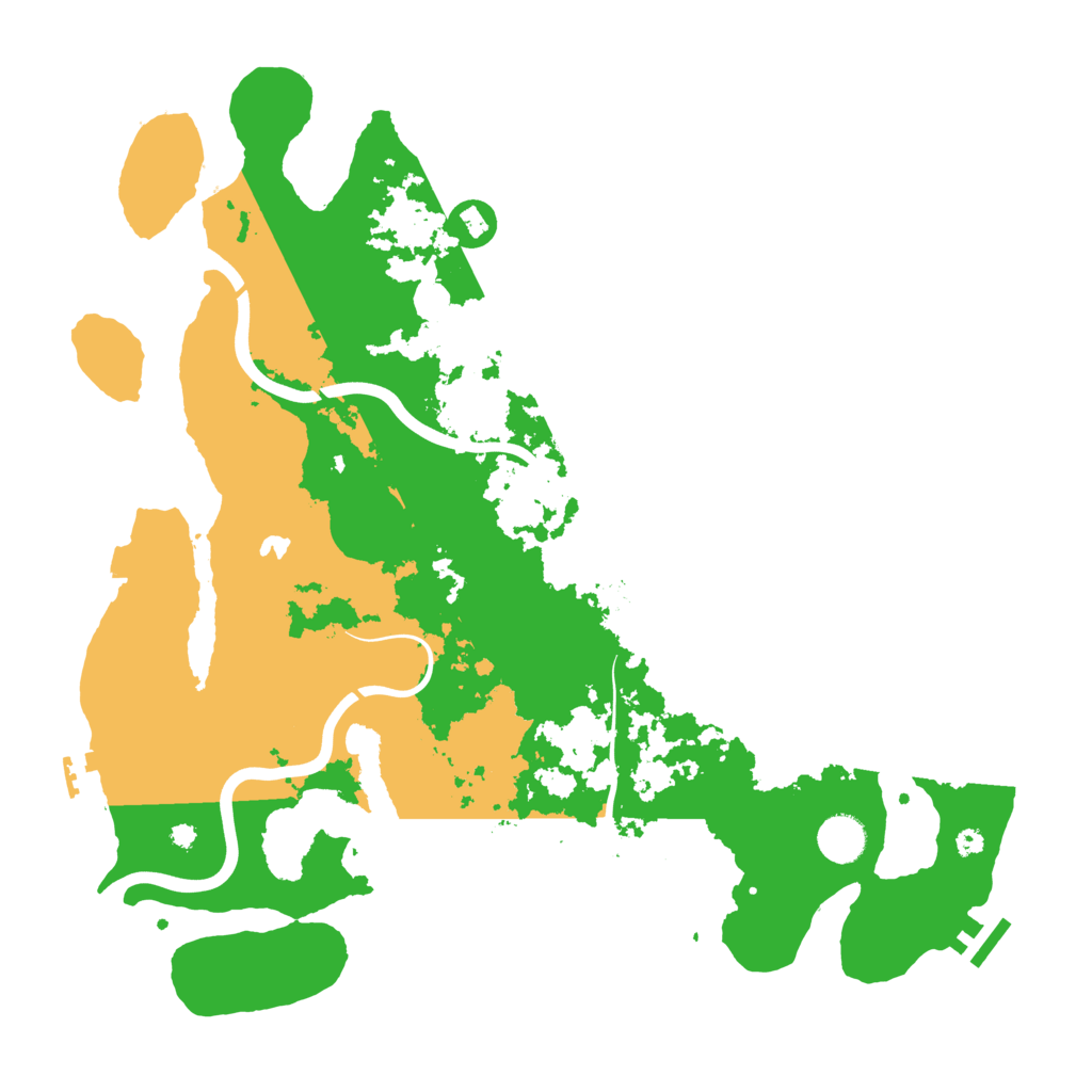 Biome Rust Map: Procedural Map, Size: 4000, Seed: 3831