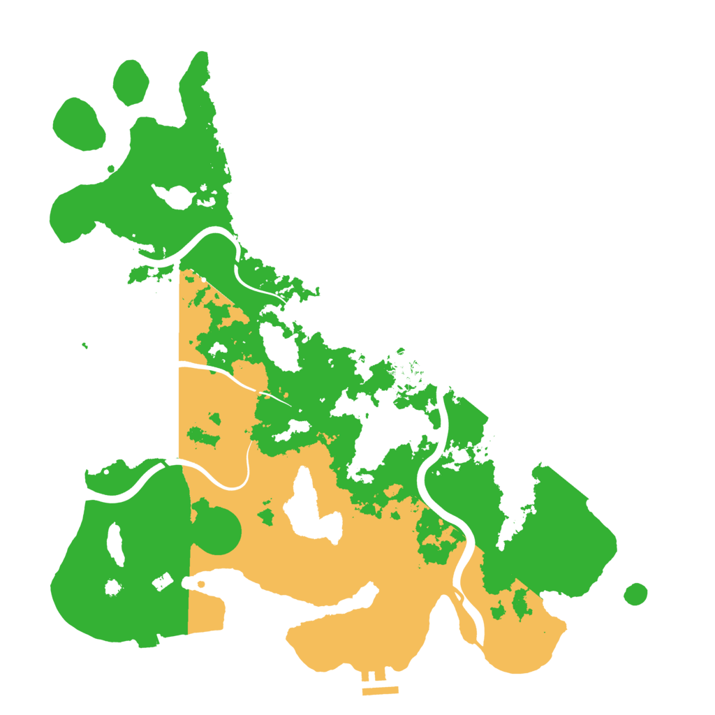 Biome Rust Map: Procedural Map, Size: 4000, Seed: 1305075472