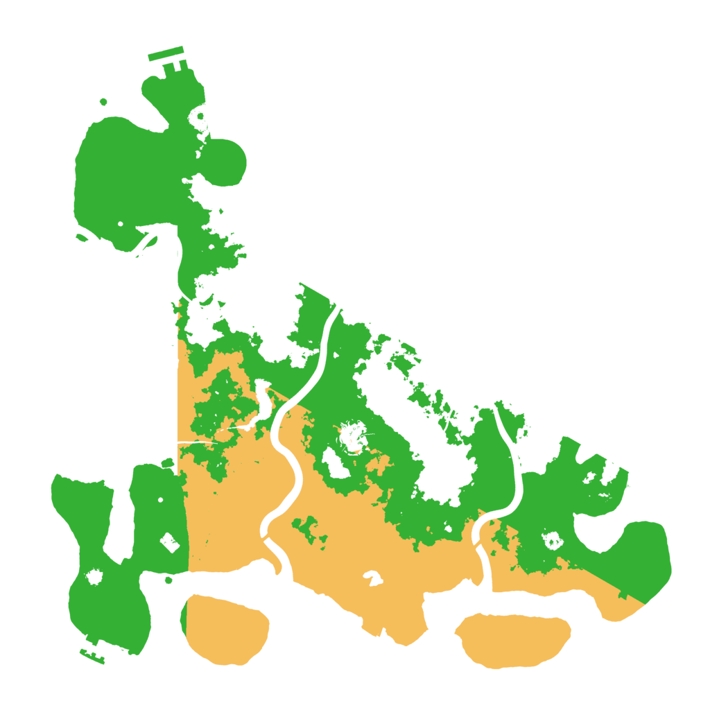 Biome Rust Map: Procedural Map, Size: 4000, Seed: 437690950