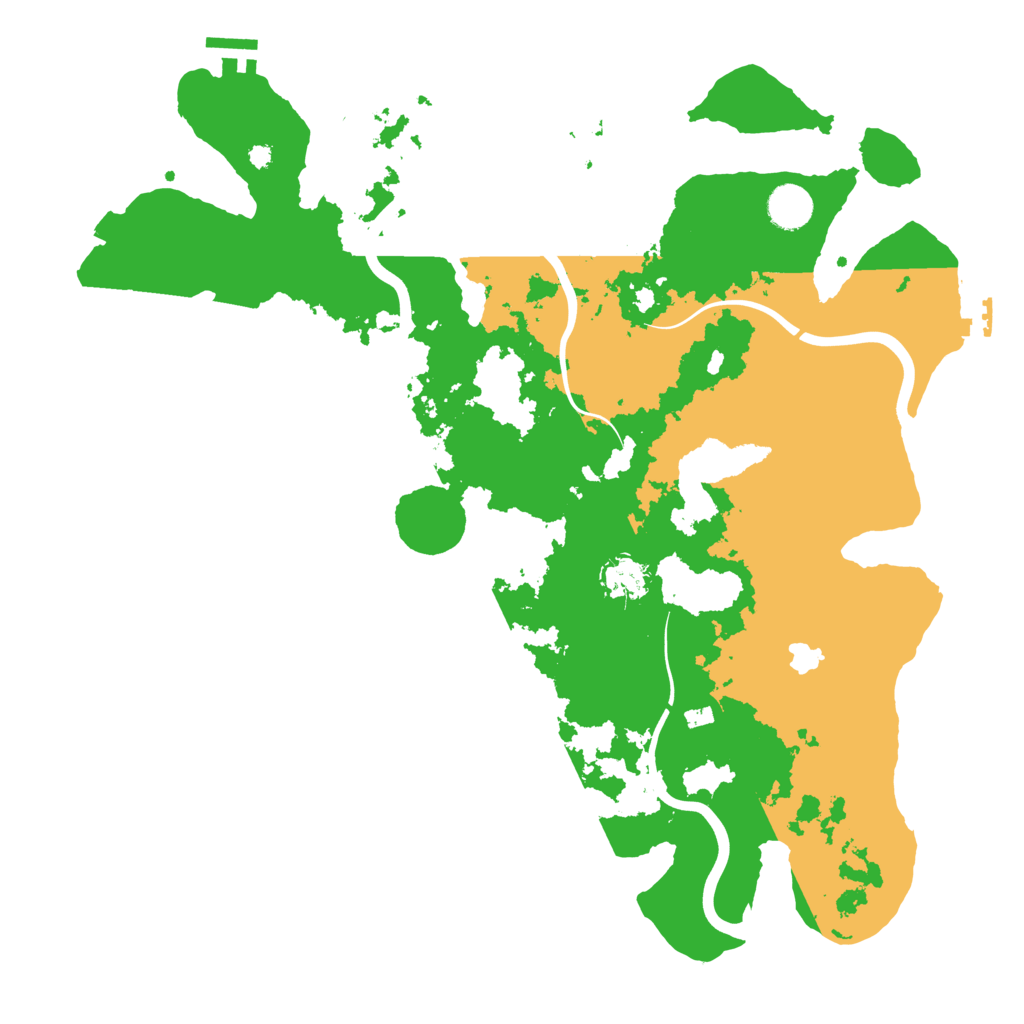 Biome Rust Map: Procedural Map, Size: 4000, Seed: 1050937288