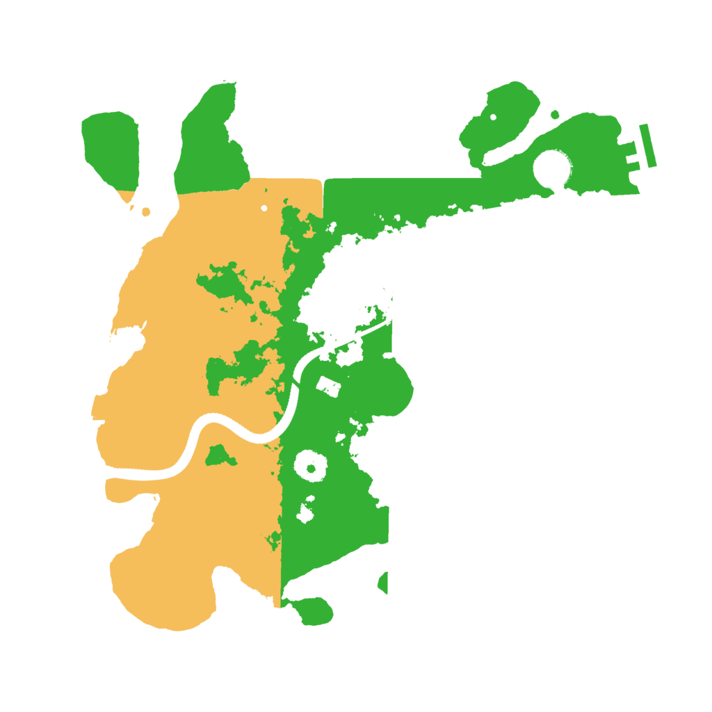 Biome Rust Map: Procedural Map, Size: 3300, Seed: 85659