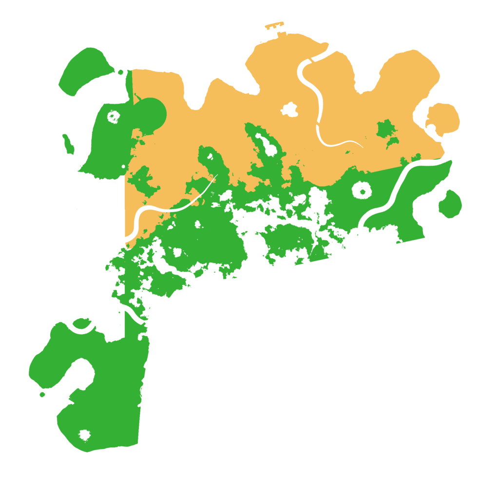 Biome Rust Map: Procedural Map, Size: 4000, Seed: 45735