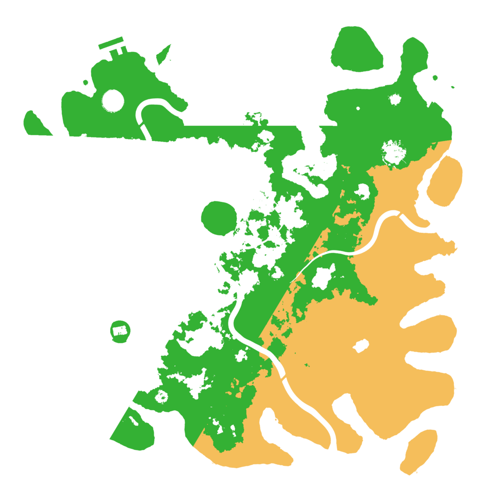 Biome Rust Map: Procedural Map, Size: 4000, Seed: 492387