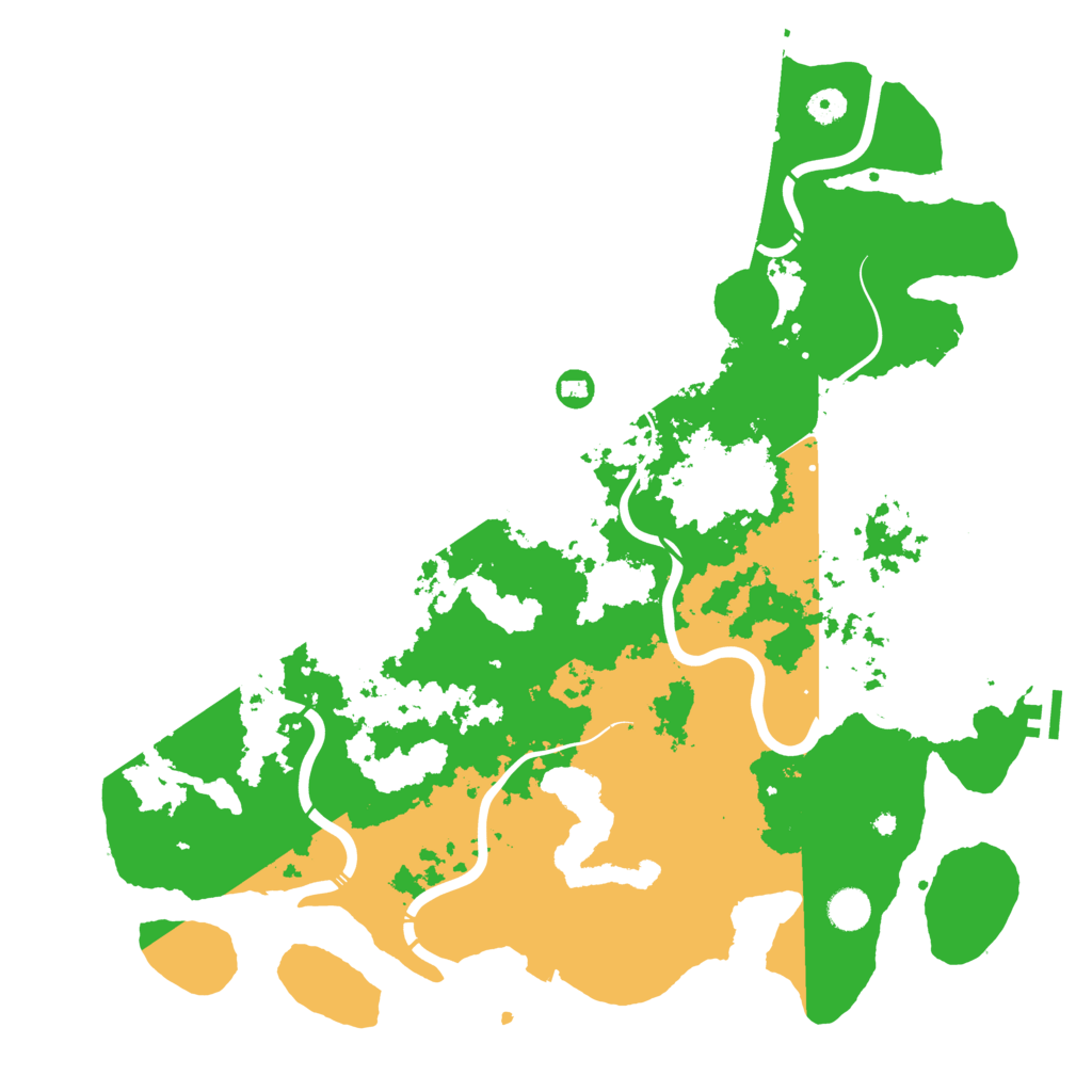 Biome Rust Map: Procedural Map, Size: 4500, Seed: 2083969237