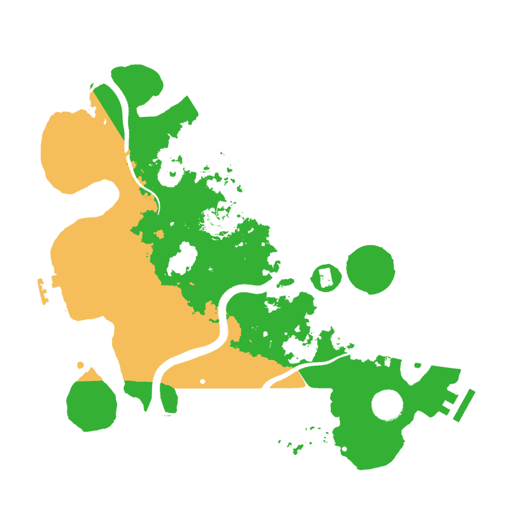 Biome Rust Map: Procedural Map, Size: 3000, Seed: 385397248