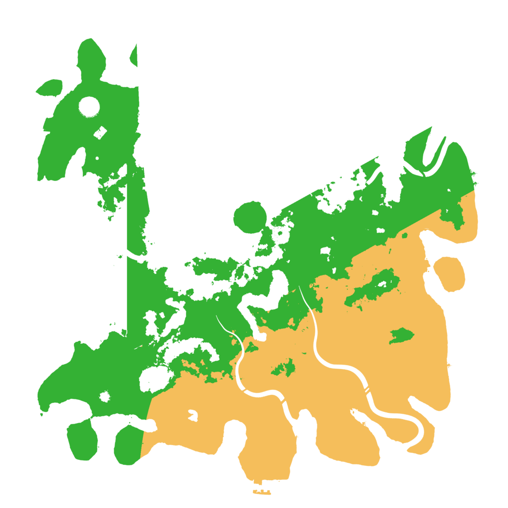 Biome Rust Map: Procedural Map, Size: 4300, Seed: 1284518