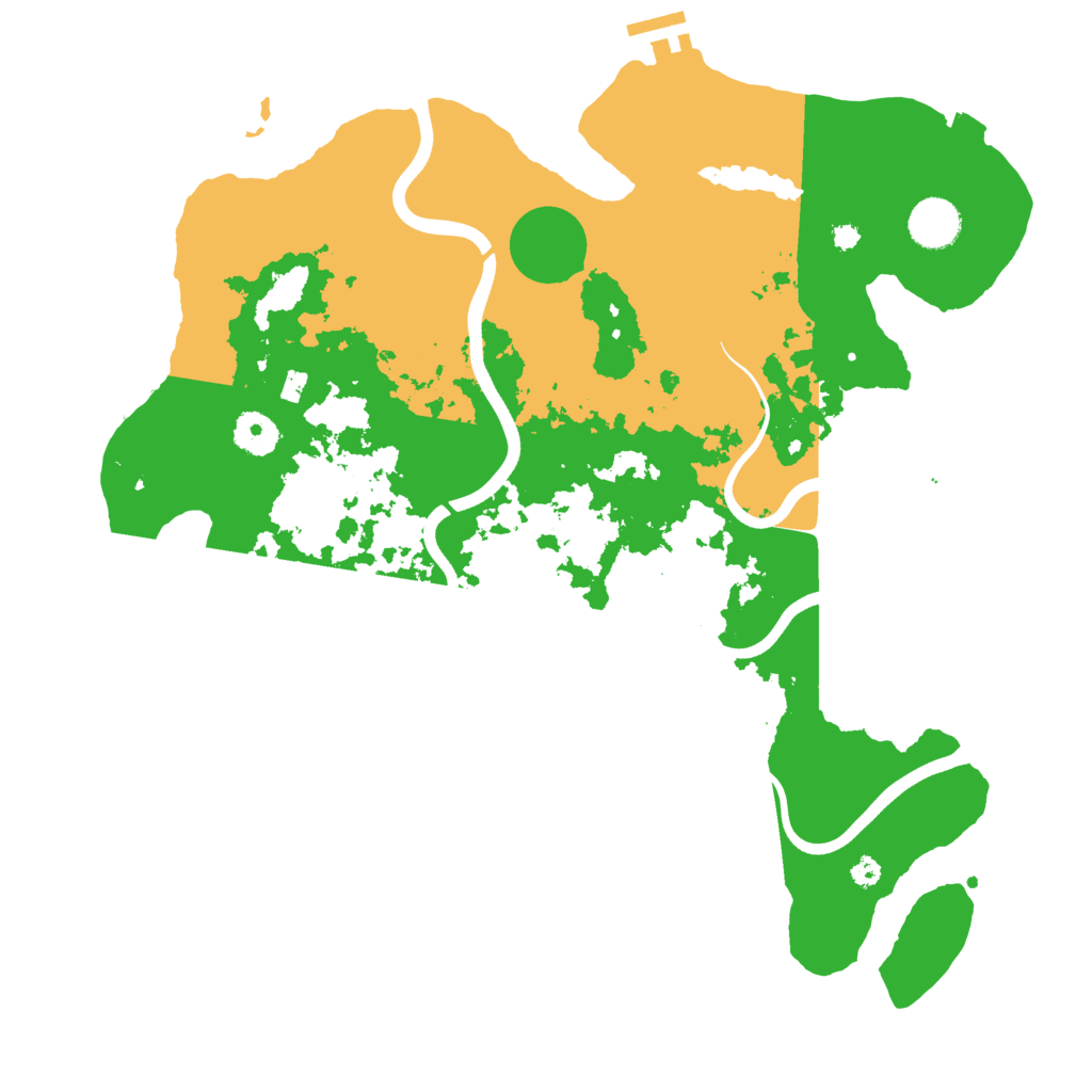 Biome Rust Map: Procedural Map, Size: 3750, Seed: 1081387352