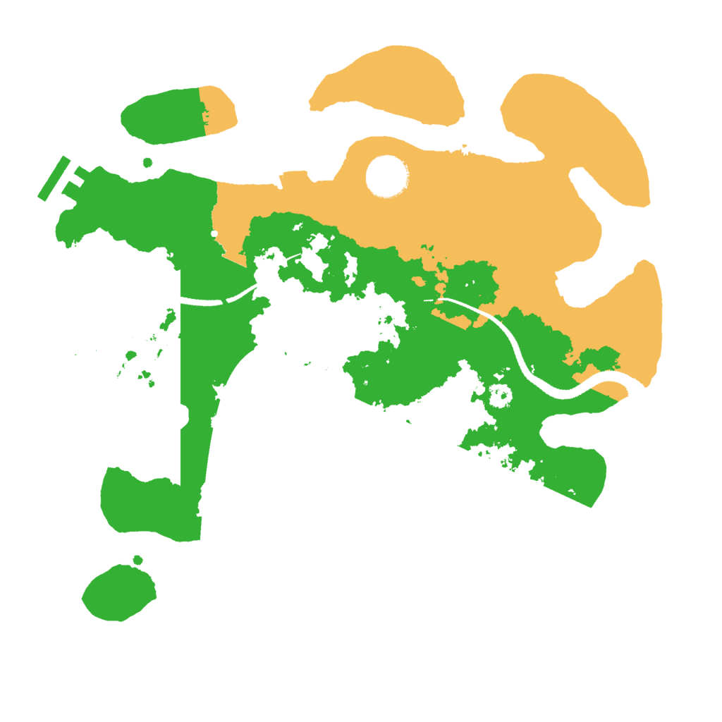 Biome Rust Map: Procedural Map, Size: 3000, Seed: 28594