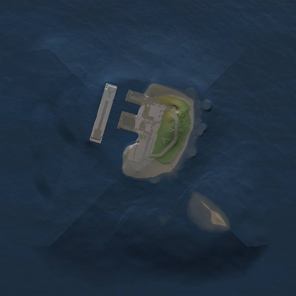 Rust Map: Procedural Map, Size: 1000, Seed: 1766317728, 2 Monuments