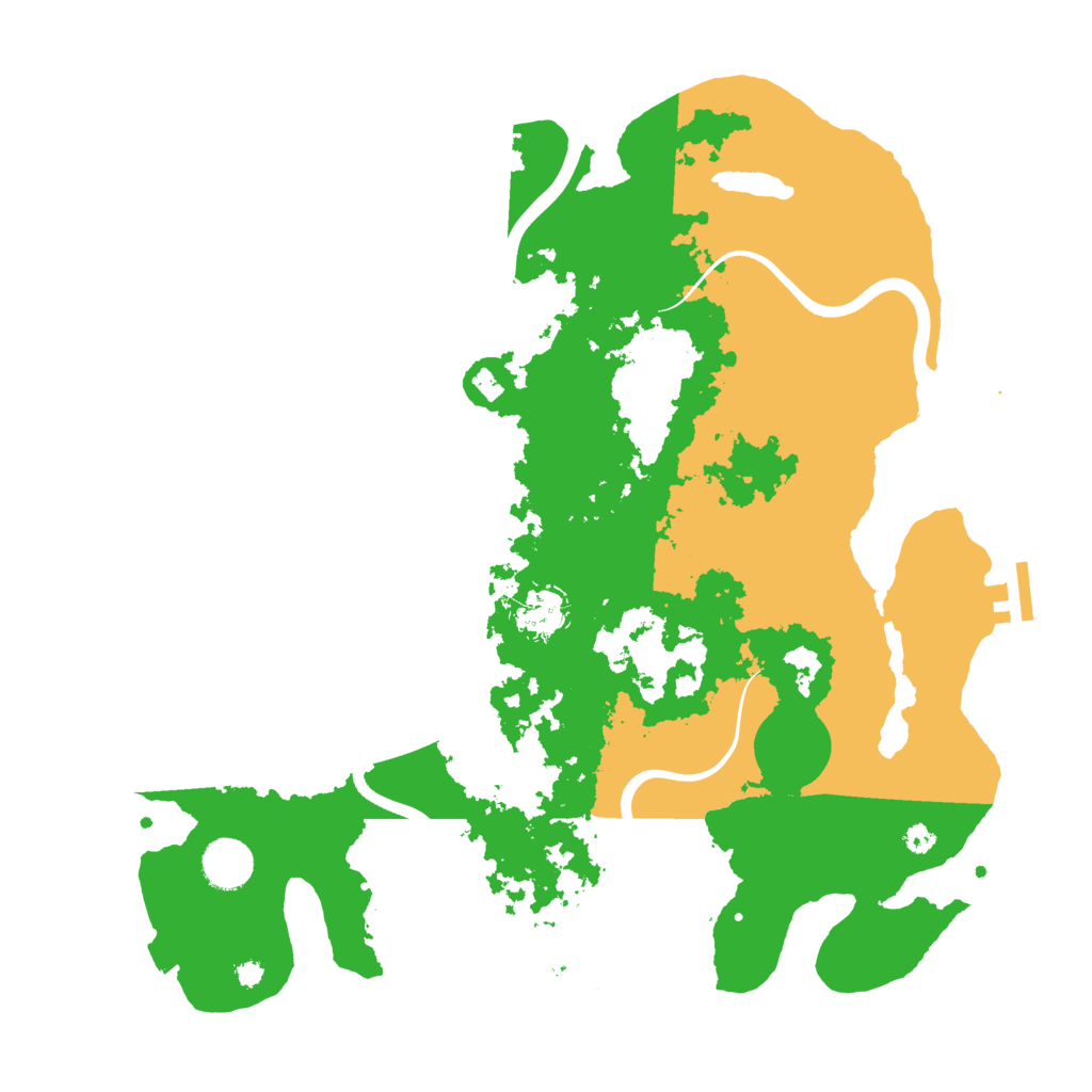 Biome Rust Map: Procedural Map, Size: 3750, Seed: 392198967