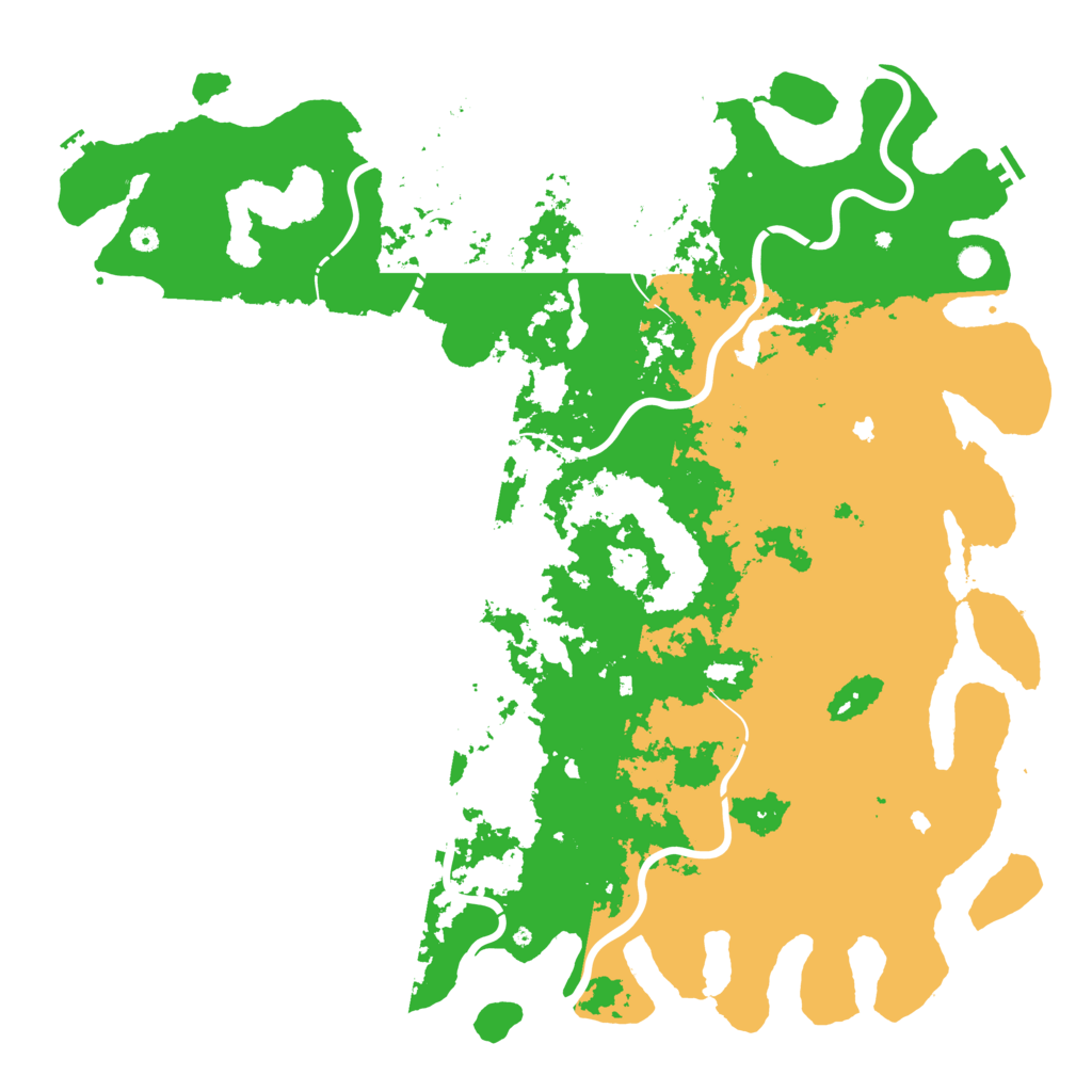 Biome Rust Map: Procedural Map, Size: 6000, Seed: 1896865854