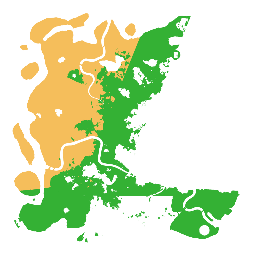 Biome Rust Map: Procedural Map, Size: 4500, Seed: 590512882