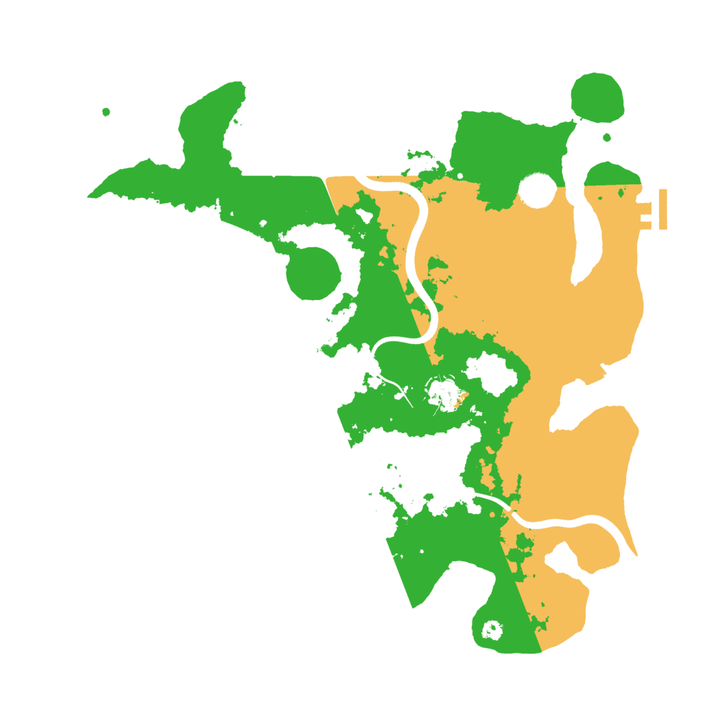 Biome Rust Map: Procedural Map, Size: 3500, Seed: 1336022637