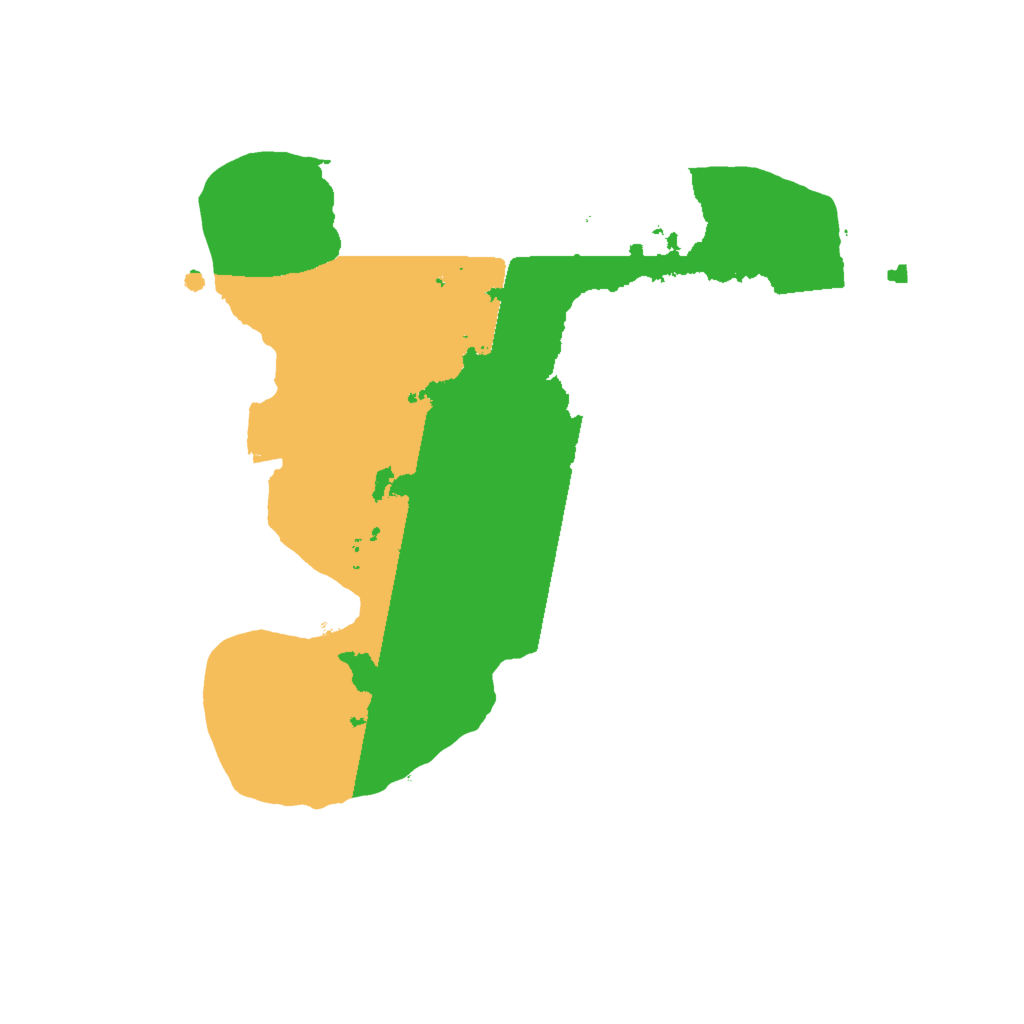 Biome Rust Map: Procedural Map, Size: 2000, Seed: 28465